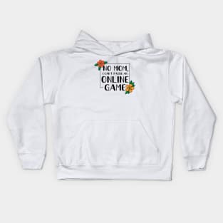 Can't Pause Online Game Kids Hoodie